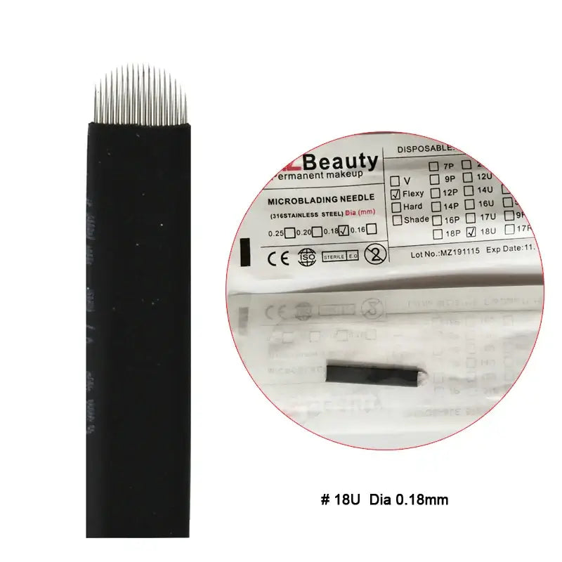 Extremely Thin 0.18MM Nano Blades Microblading Needles Pen Sets Permanent Makeup Eyebrow Tattoo Microblade Embroidery Nanoneedle