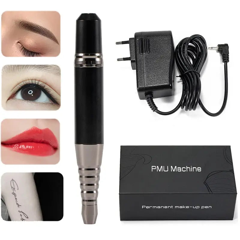 PMU Machine Permanent Makeup for Eyebrows Miroblading Eyeliner Lip Microshading Professional Rotary Tattoo Pen Gun Kit Supplies