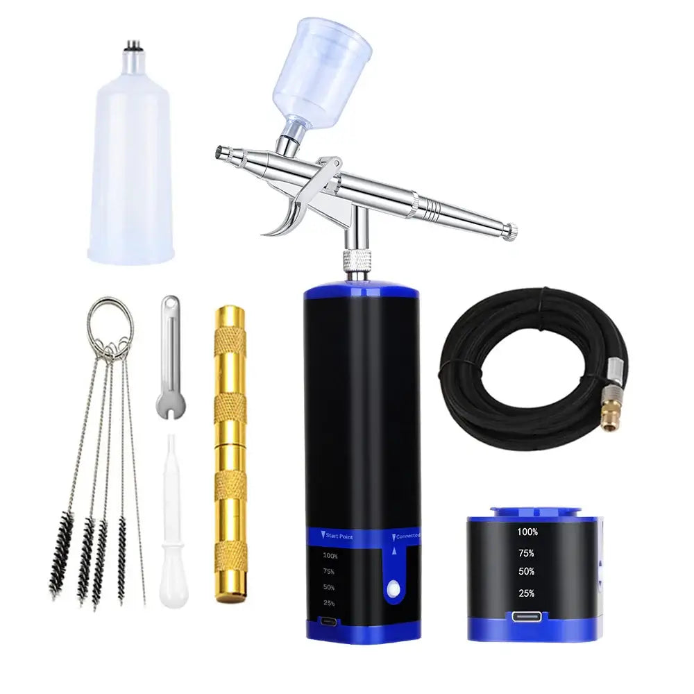 Professional Body Kit  Tattoo Airbrush Gun Kit Nail Art Machine For Nails Tanning Beauty Airbrush Kit