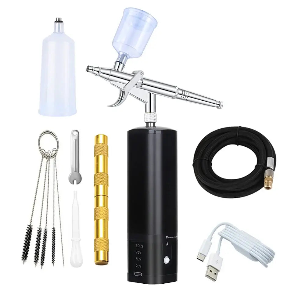 Professional Body Kit  Tattoo Airbrush Gun Kit Nail Art Machine For Nails Tanning Beauty Airbrush Kit