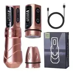 FK Iron Flux Max New Style Popular Professional Wireless Rotary Tatoo Machine Pen 3.5mm,4.0mm,4.2mm Stroke Art Home